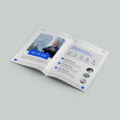 铜版纸喷墨画册(骑订)